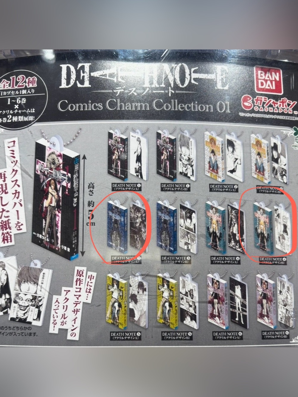 2 DEATH NOTE Comics Charm Collection 01 Gashapon Misa And Ryuk